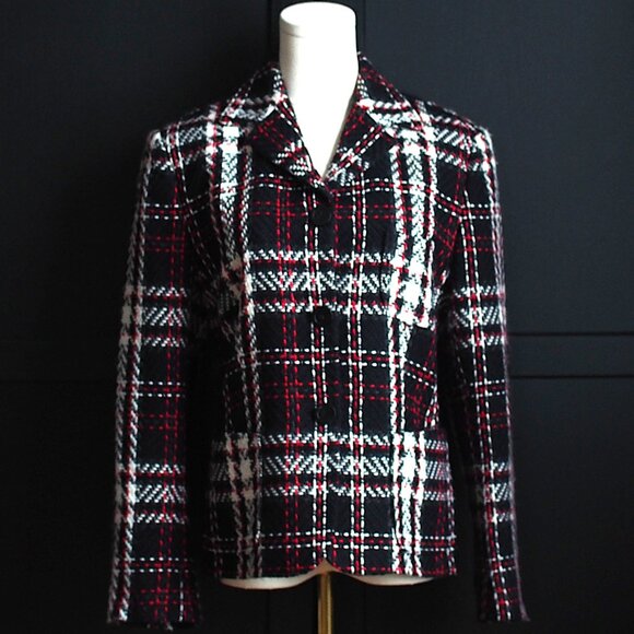 Marc Aurel | Tweed Wool Blend Jacket - Picture 1 of 7